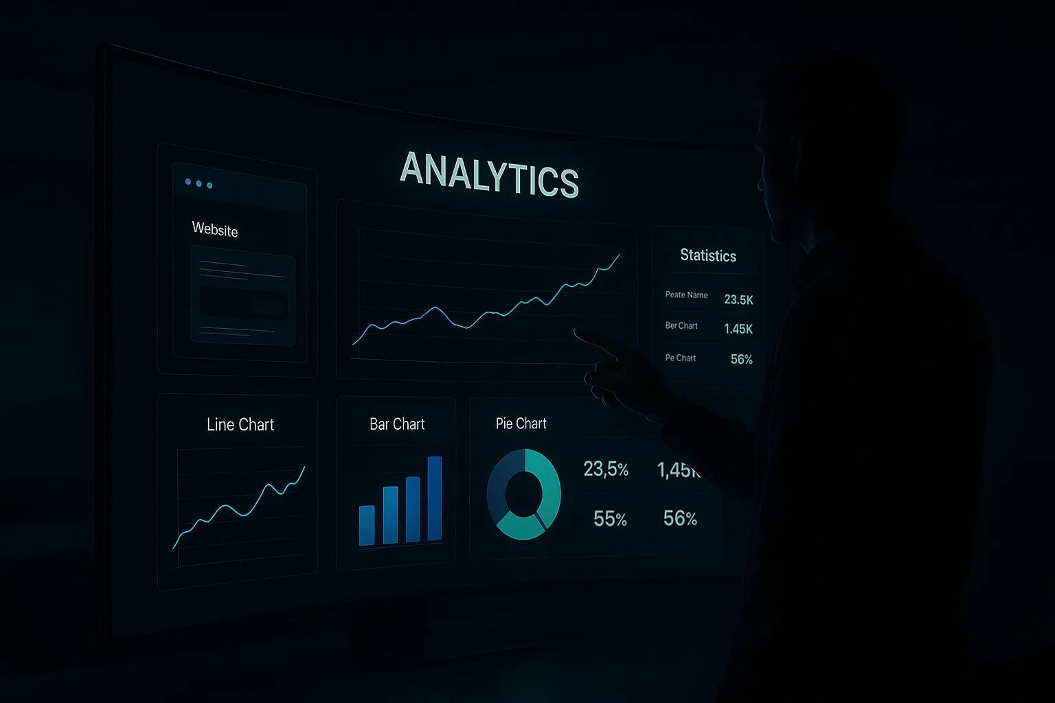 Analyse der Daten im Dunkeln